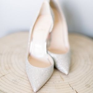 Christian Louboutin - Iriza Half d’Orsay Glittered